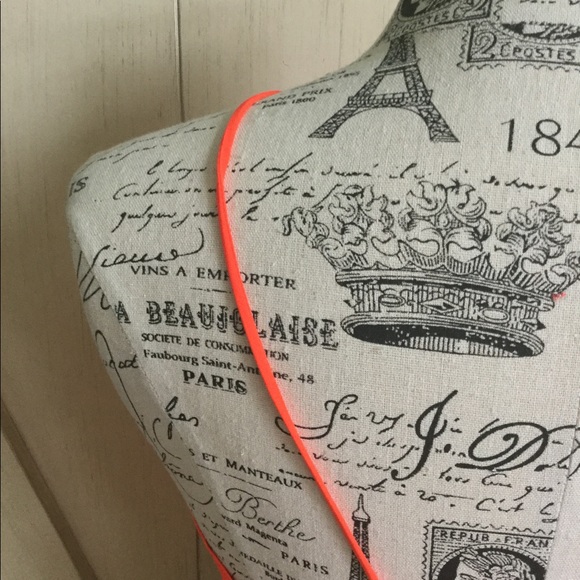 🍊🍊ASOS TALL Neon Orange Tie-back Top🍊🍊 - Picture 6 of 7